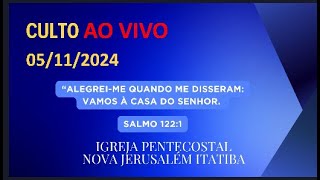 CULTO AO VIVO  05102024  TERÇA  FEIRA [upl. by Esertak]