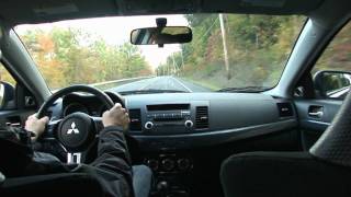 2010 Mitsubishi Lancer Sportback Ralliart  Drive Time review  TestDriveNow [upl. by Ahsinet]