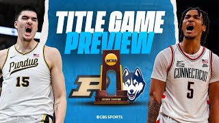 2024 National Championship game Purdue vs UConn FULL PREVIEW  CBS Sports [upl. by Blondell]