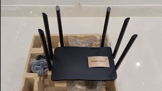 Ruijie RGEW1200G Pro WiFi Installation Unboxing and Detailed View [upl. by Gonsalve]