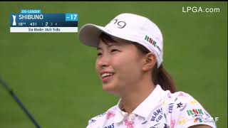 Hinako Shibuno Highlights from the Final Round of the 2019 AIG Womens British Open [upl. by Nylaras]