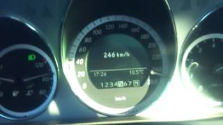 W204 C350 Top Speed [upl. by Nazler68]