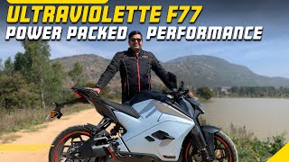 Ultraviolette F77 – BEST ELECTRIC BIKE in India  Looks Performance amp Ride Quality  Ride Review [upl. by Erehpotsirhc56]