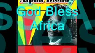 Alpha Blondy  God Bless Africa with lyrics [upl. by Artimas]