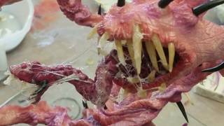 How to make Dragon Teeth for paper mache or polymer clay dragons or monsters [upl. by Sachi]