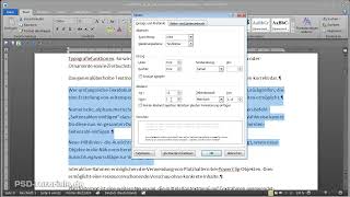 Microsoft WordVideoTraining  41 Absatz und Zeilenabstände [upl. by Ericha]