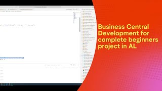 Project in business central for beginner in AL [upl. by Cirri819]