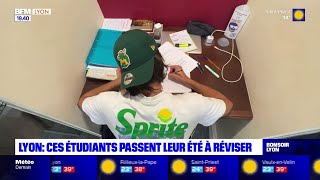 Lyon  quand quotétéquot rime avec quotréviserquot pur ces étudiants [upl. by Jeffie]