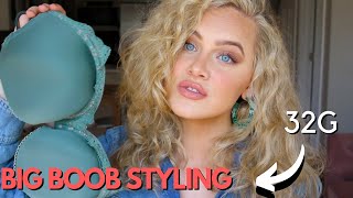 10 Tips for Styling a BIG BUST 😅 TRY ON [upl. by Leiahtan]