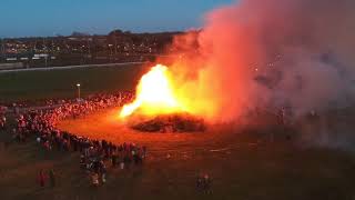 DJI Spark  Kerstboomverbranding Overlaet  7 jan 2018 [upl. by Yllaw]