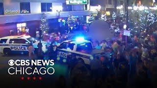 Video shows mass shooting during Halloween celebration in Orlando Florida [upl. by Poock713]