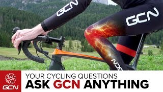 How To Stop Knee Pain While Cycling  Ask GCN Anything About Cycling [upl. by Jit]