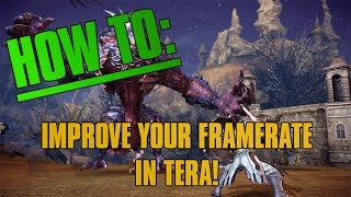 HOW TO Improve framerate in TERA [upl. by Prussian]