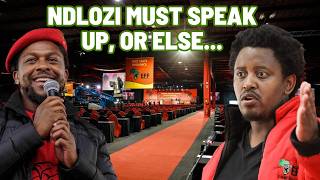 Arrogant EFF Rep ATTACKS Ndlozi Over Conference Rumours [upl. by Eeliak]