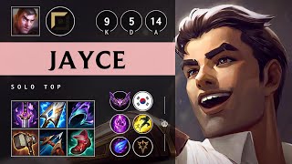 Jayce Top vs Darius Killing spree  KR Master Patch 1422 [upl. by Neeka]