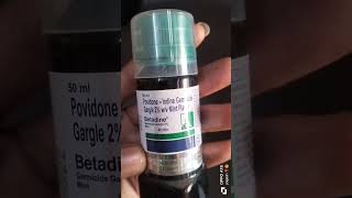 Betadine gargle povidonelodinegermicidegargle 2024 mintflavor [upl. by Huldah]