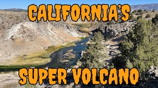 Visiting Californias Active Super Volcano  Long Valley Caldera  Mammoth Lakes Ca [upl. by Nimrac]