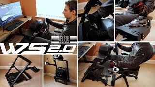 Next Level Racing Wheel Stand 20 review Is this the best wheel stand [upl. by Assilla]