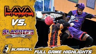 SlamBall Full Game Highlights Lava vs Slashers [upl. by Eralcyram578]