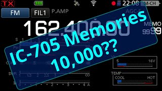 IC705 A to Z 10 Memories amp Memory Functions [upl. by Fionna]