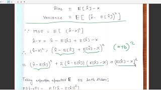 LECTURE 7 Relation between mean square error variance and bias GATEKalmanFilter [upl. by Fabien]