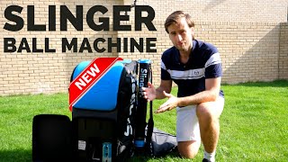 Slinger Ball Machine Unboxing amp Review  Tennis Ball Machine Slinger Bag Reviews [upl. by Assenat]