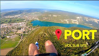 Parapente  Niviuk Hook 6  Vol sur site 📍 Port 01  Vol 113  30 sept 2023 [upl. by Eellehs560]