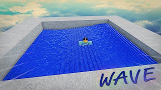 How to make cool waves in Obby Creator  SuperJ [upl. by Zysk]