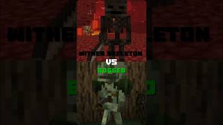 WITHER SKELETON VS BOGGED MINECRAFT minecraft shorts reels tiktok facebook fyp [upl. by Sinnelg590]