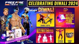 Diwali Event 2024🥳🤯  free fire new event  Ff New Event  Upcoming events in free fire [upl. by Hollyanne]