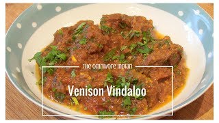 Venison Vindaloo  Indian Deer Meat Curry Recipe [upl. by Drape]