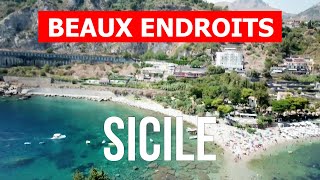 Vacances en Sicile Italie  Plage nature paysage Palerme  Vidéo 4k  Sicile échappées belles [upl. by Mlehliw]