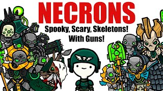 NECRONS Literally the Strongest Faction  Warhammer 40k Lore [upl. by Mcgruter]