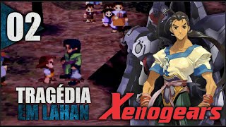 Xenogears PTBR 02  A tragédia em Lahan [upl. by Ecnadnac]