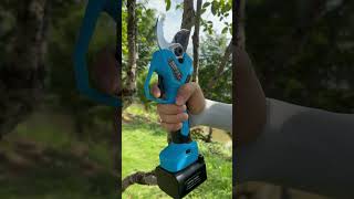 SUCA SC8612 Professional 45mm Big Cutting Diameter cordless battery pruner electric pruning shears [upl. by Miarfe211]