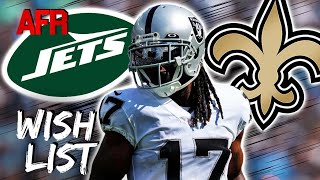 What A Davante Adams Trade To The Saints Would Look Like [upl. by Eiuqram40]