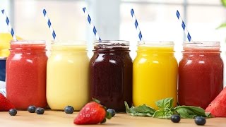 5 Healthy 2Ingredient Fruit Slushies [upl. by Early]