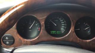 Acceleration 0100 kmh Jaguar X308 Daimler V8 40 Liter [upl. by Eelanaj]