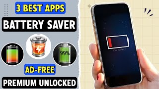 3 Best FREE Battery Saver Apps For Android 2024 [upl. by Gervase]