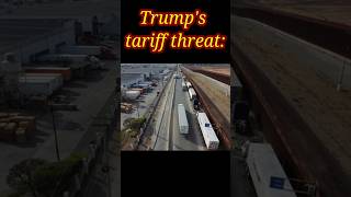 donaldtrump tariffthreats shortsfeed [upl. by Acirahs]