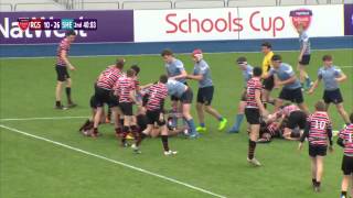 Highlights  Natwest Schools Cup 2015 U15 Vase Royal Grammar School Newcastle Vs Sherborne School [upl. by Niessuh]