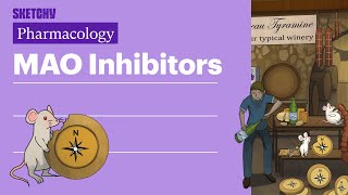 MAO inhibitors Pharmacology  USMLE Step 1  Sketchy Medical [upl. by Dorrahs156]