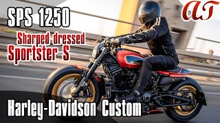 2022 HarleyDavidson SPORTSTER Custom SPS 1250  AampT Design [upl. by Kenison]