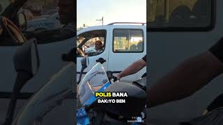 Trafiğe çıkarken kaskımı almayı unutunca 😄🏍 [upl. by Kolva]