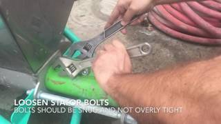 Small 50 rotor stator adjustment [upl. by Eimma812]