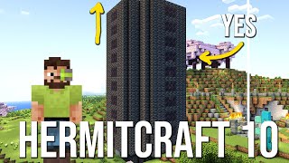 Trolling some hermits  Hermitcraft 10 Behind The Scenes [upl. by Fredrika]