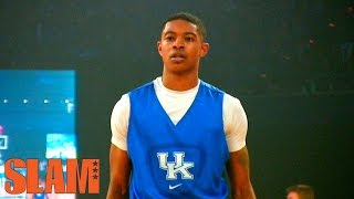 Kentucky Blue White Scrimmage Top Plays  Tyler Ulis Willie Cauley Stein Karl Towns Devin Booker [upl. by Rather907]