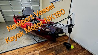 Kayaks2fish NextGen 115 Fitted with the Newport Vessel NK180 Kayak Motor [upl. by Aetnahs]