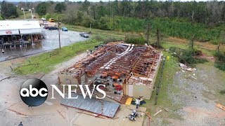 Alabama tornadoes devastate towns leaving at least 23 dead [upl. by Chloette]