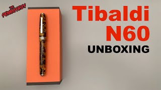 Unboxing and Overview Tibaldi N60 Amber Yellow [upl. by Aratak588]